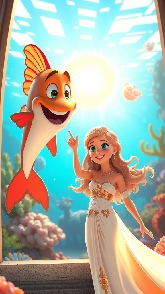 An Octopus Performance: Joyful Fish Audience