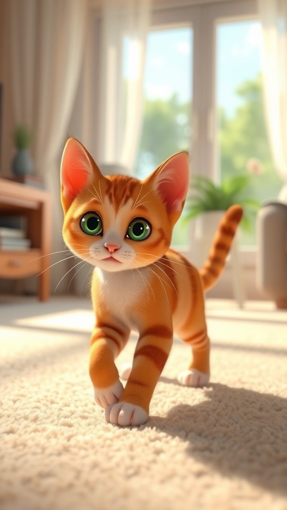 बिल्ली की शरारतें और खुशियाँ