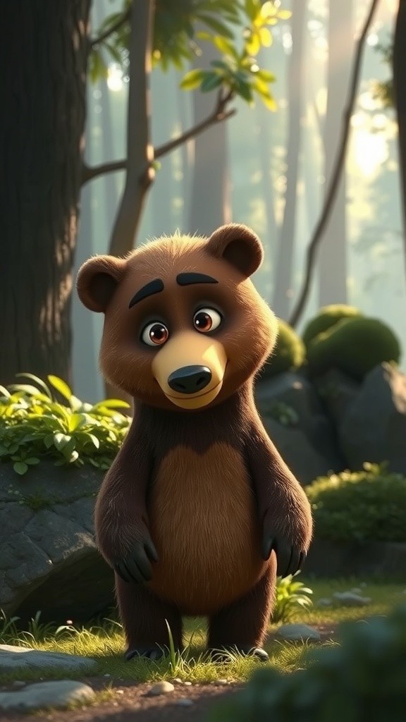 भालू और लोमड़ी का गन्ने का संघर्ष