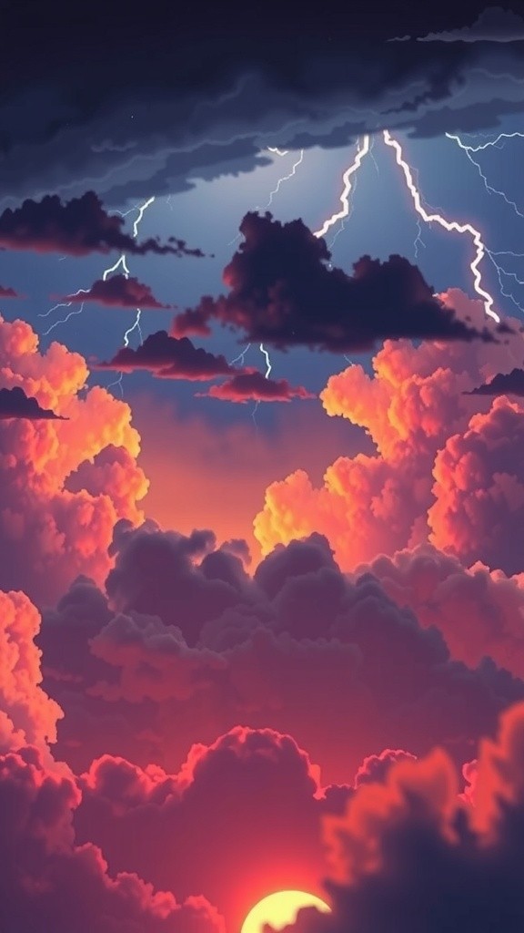 Tormenta Dramática y el Destello del Cometa