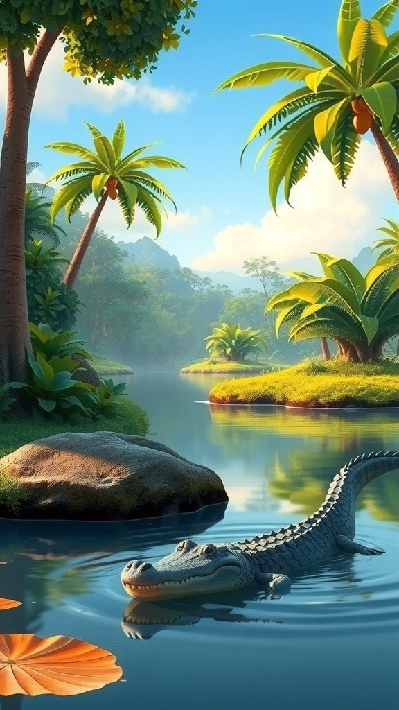 Kancil Cerdik dan Buaya Lapar