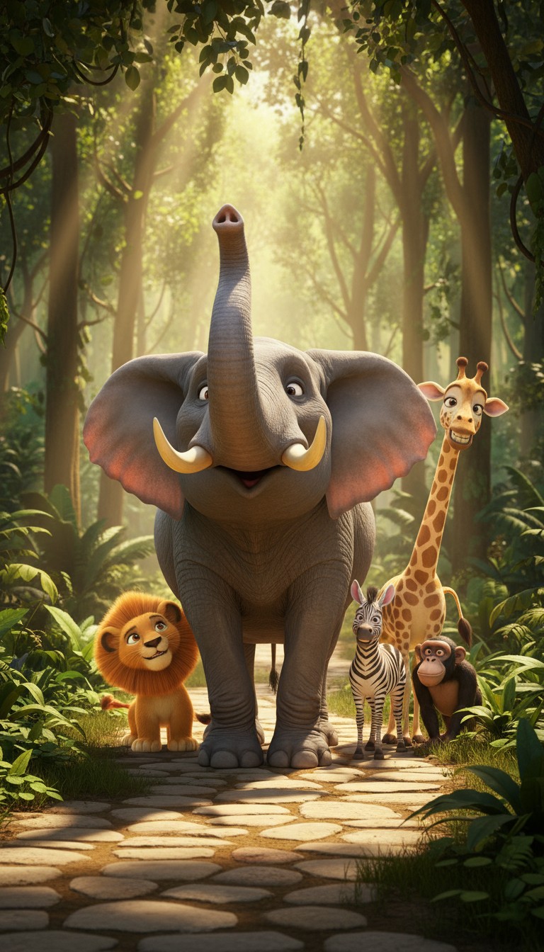 Gajraj Express aur Jungle Ki Dosti