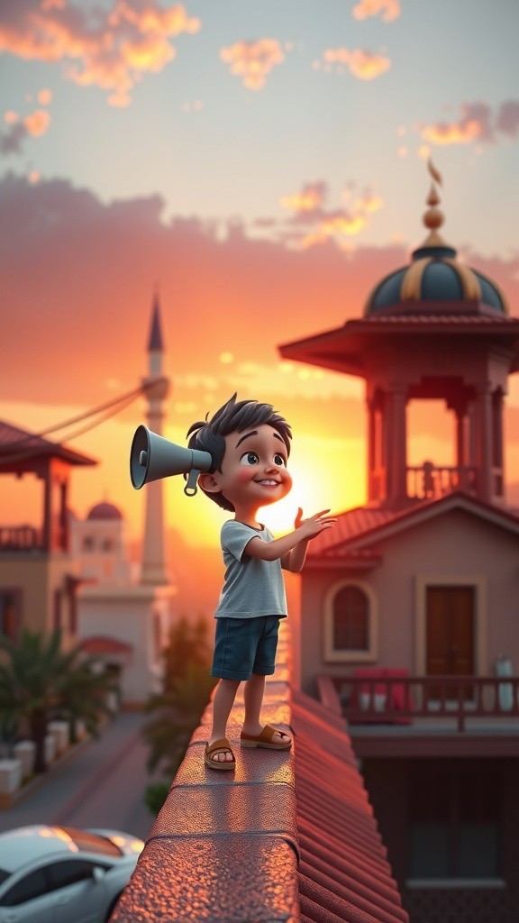 بچے کی اذان: حوصلہ افزائی کا نتیجہ