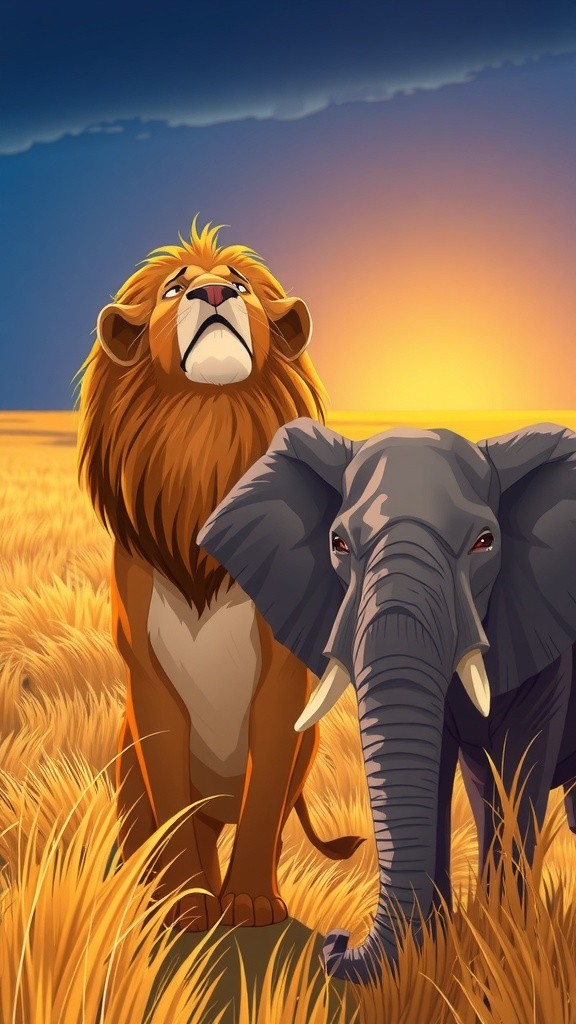 Leo and Tumbo: A Test of Strength and Wisdom