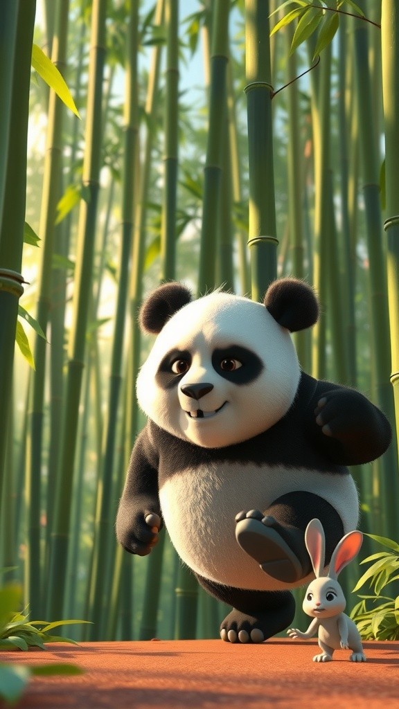 Pando si Panda yang Ingin Menjadi Cepat