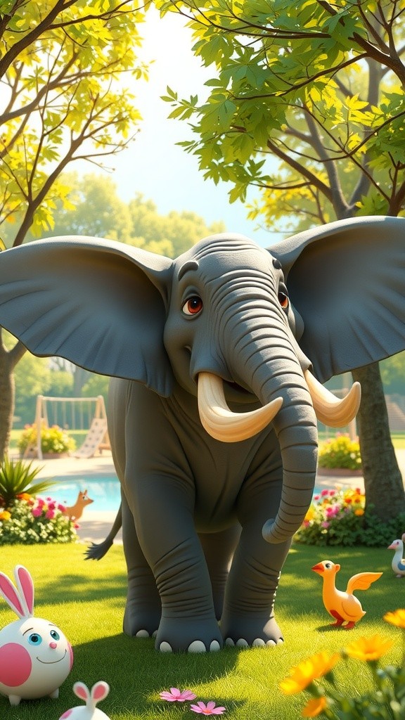 गुड्डू का मजेदार दिन पार्क में