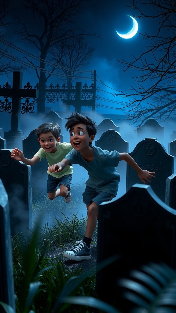 Pesan Bijak Pocong di Malam Gelap