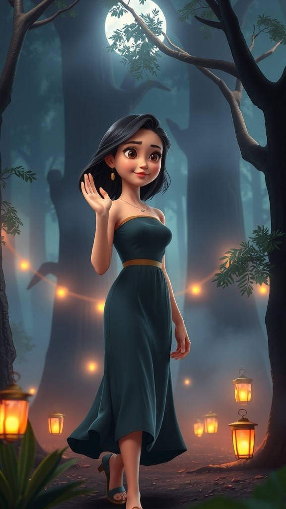 Elara's Moonlit Journey