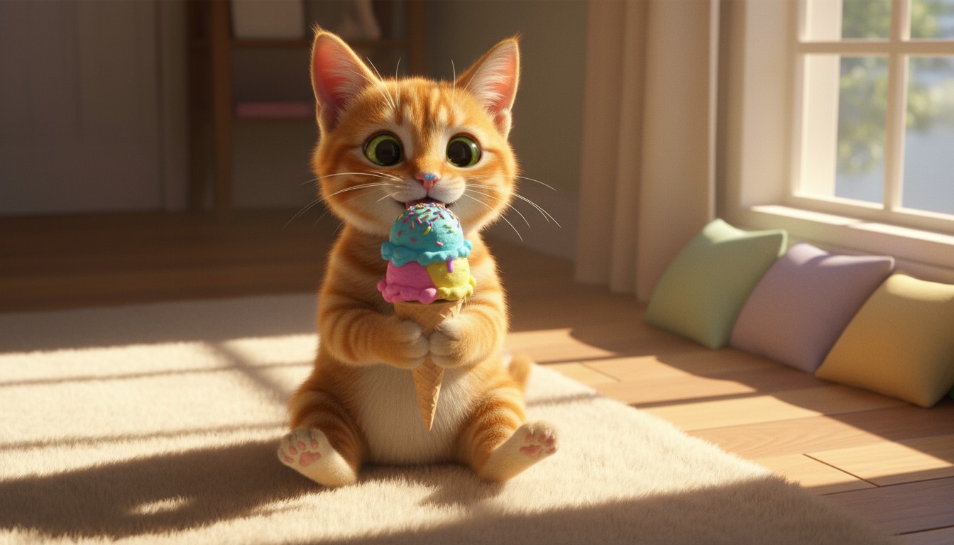 Maanu's Hilarious Ice Cream Sneezes!