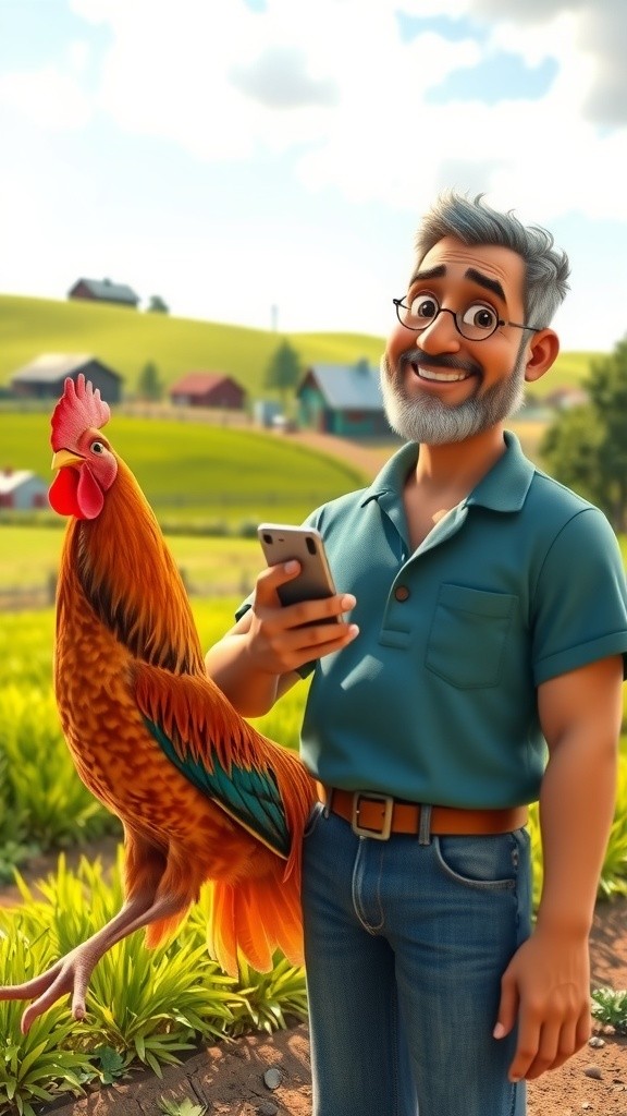 سیلفی مرغا: ہالی ووڈ کی ٹوکری!