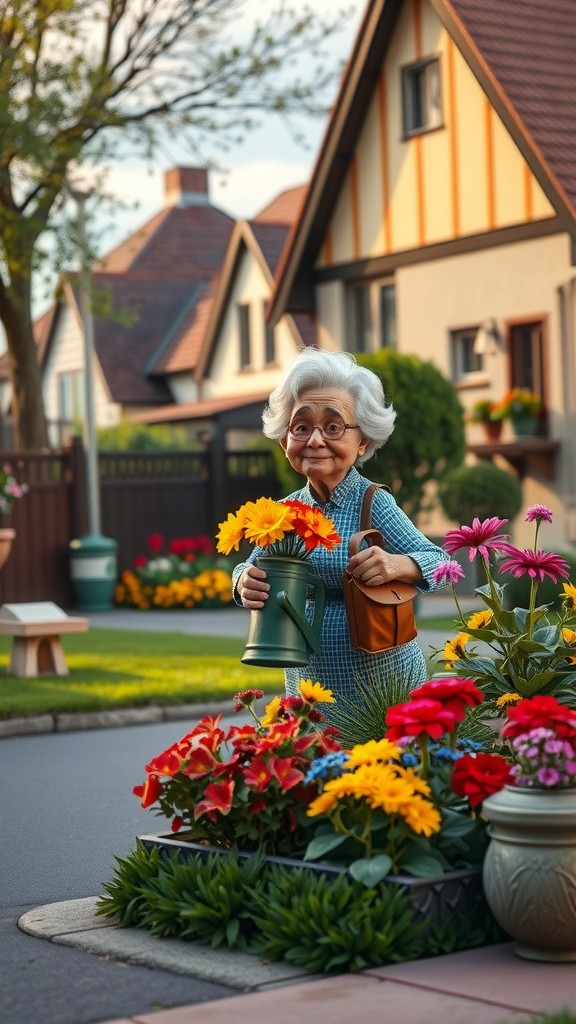 The Old Lady and the Stray Cat