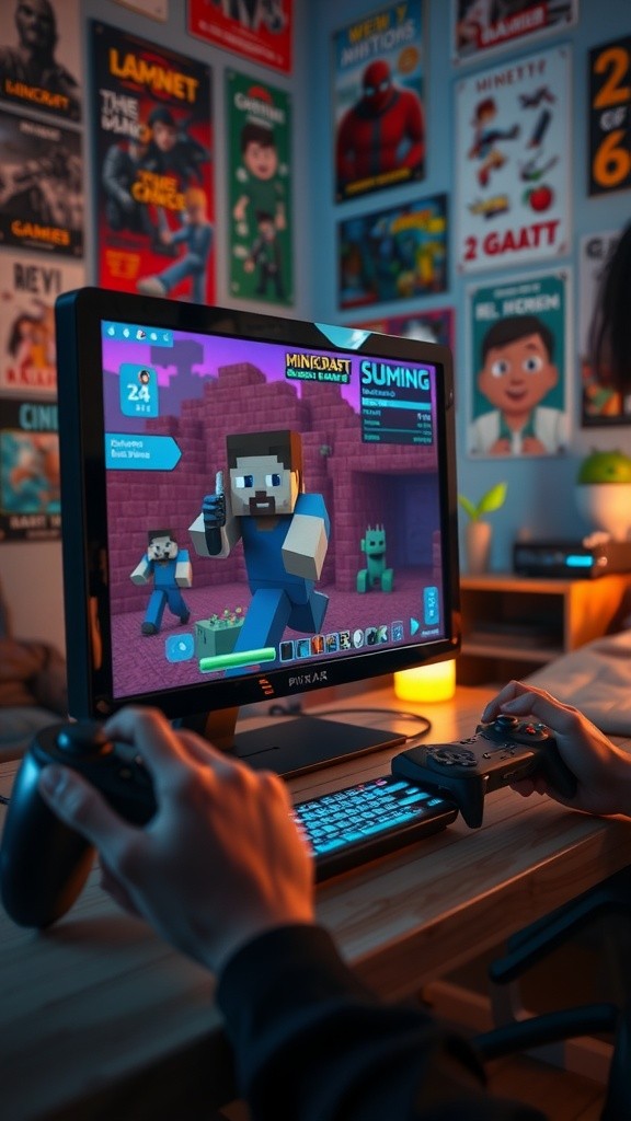 Minecraft Mayhem: Jack and Lulu vs. Piglins!