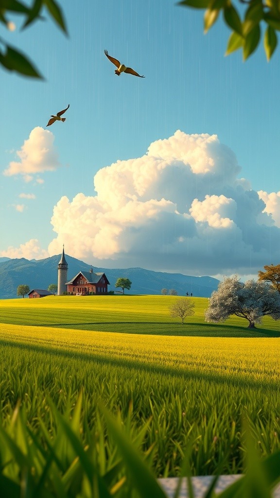 The Kind Farmer’s Gift from the Rain Cloud