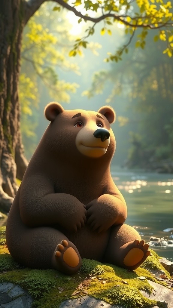 भालू की वीरता और अकेलापन