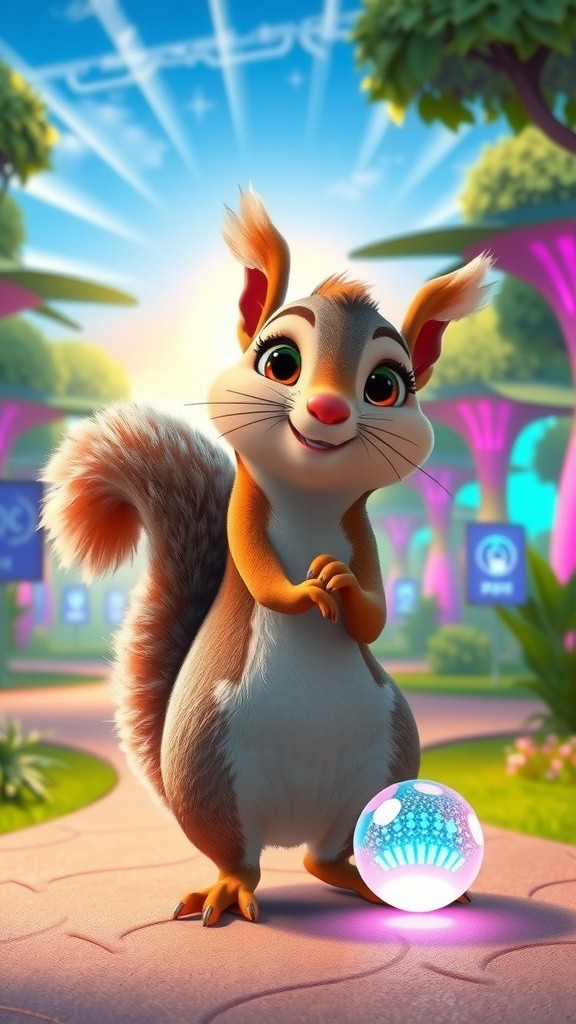 Nutty Heist: The Squirrel vs. The Robot Bird