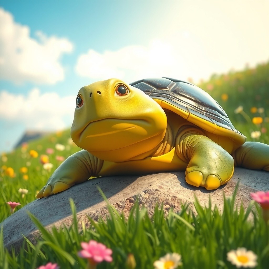 The Tortoise's Skyfall: A Cracked Journey