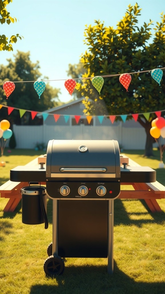 BBQ Chaos with a Cartoon Dad