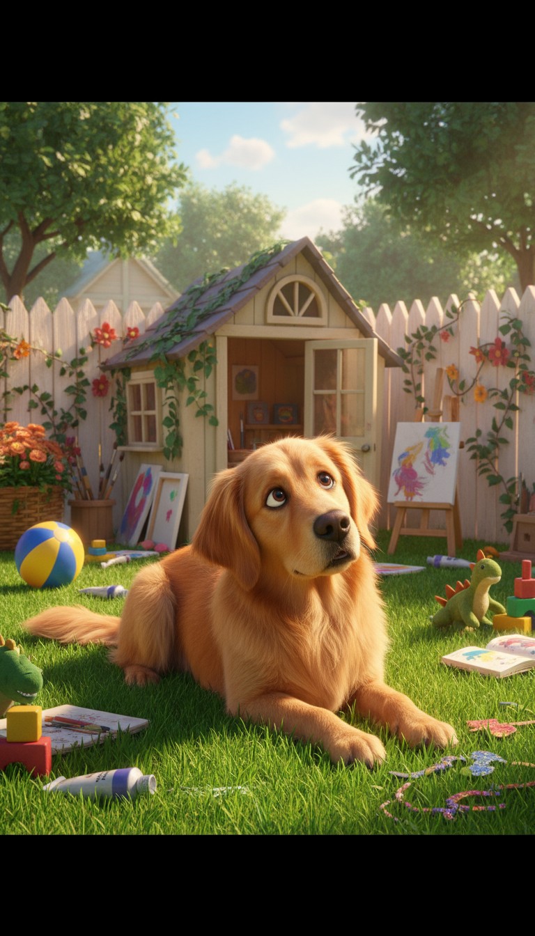 Buddy's Backyard Art Catastrophe!