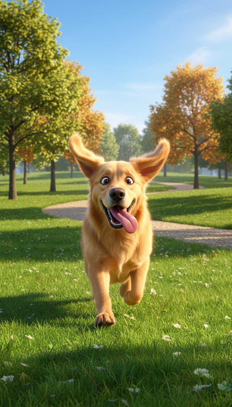 Milo's Big Adventure: Small Puppy, Big Heart!