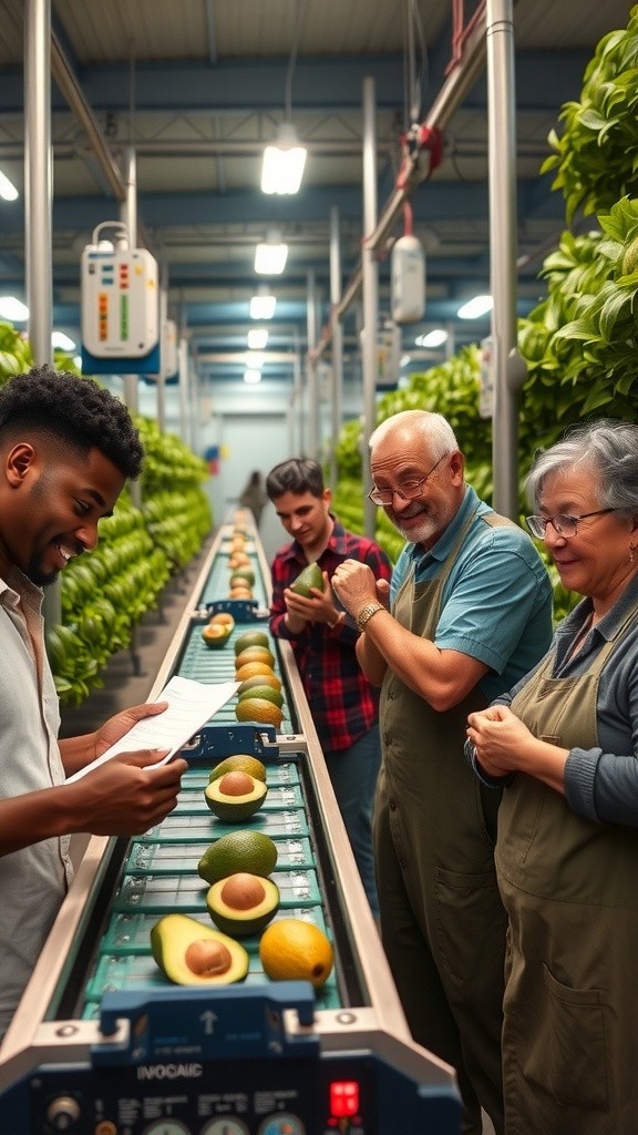 Tiny Workers, Giant Avocados: A Miniature Factory Adventure