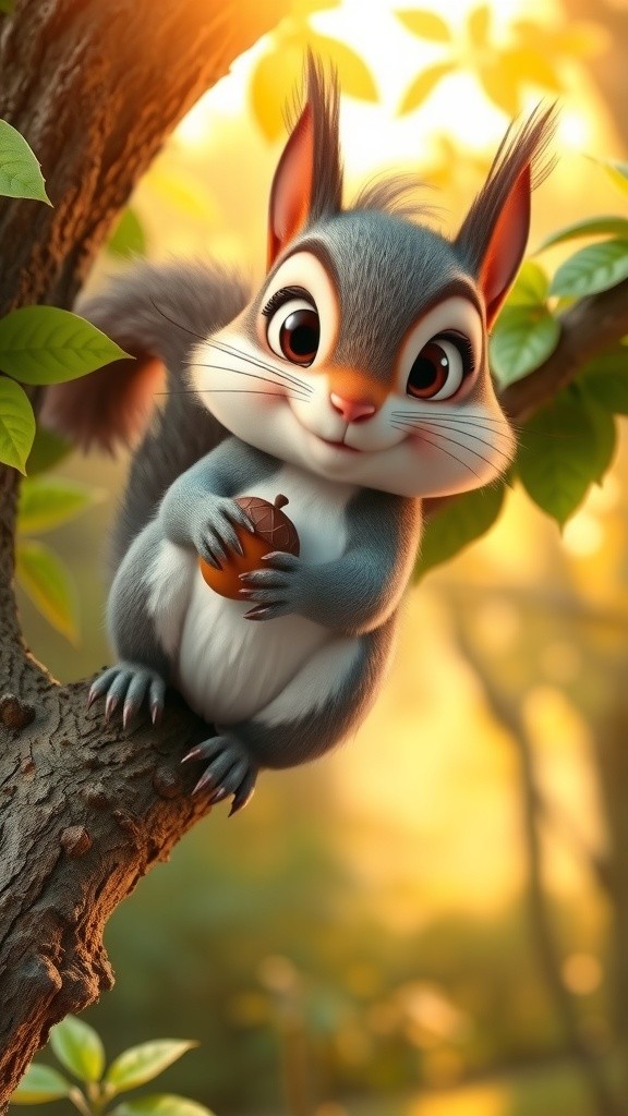 A Cute Squirrel's Funny Story!