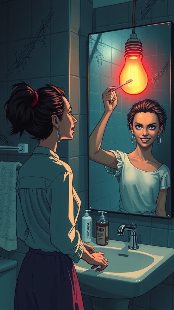 The Reflection That Smiled