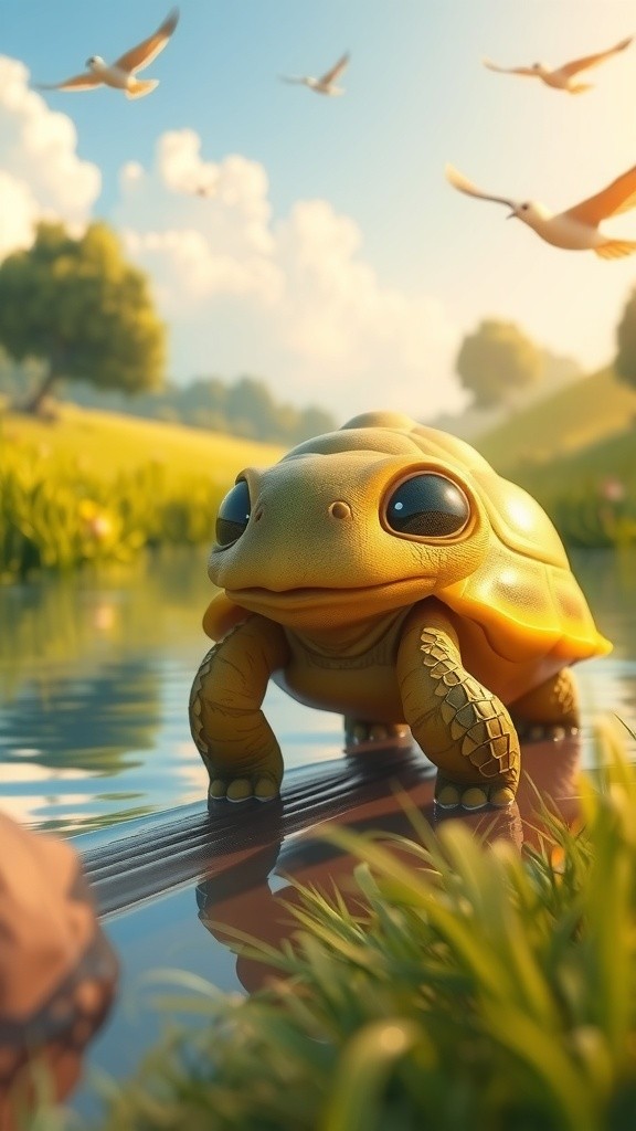 The Tortoise and the Birds: A Tale of Greed and Deceit