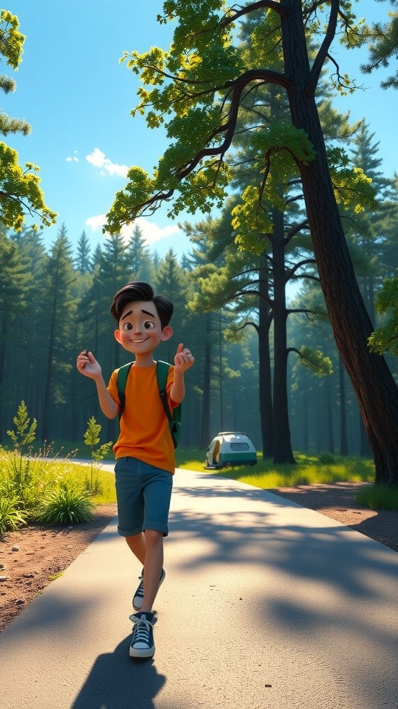 Petualangan Dirga dan Teman di Hutan