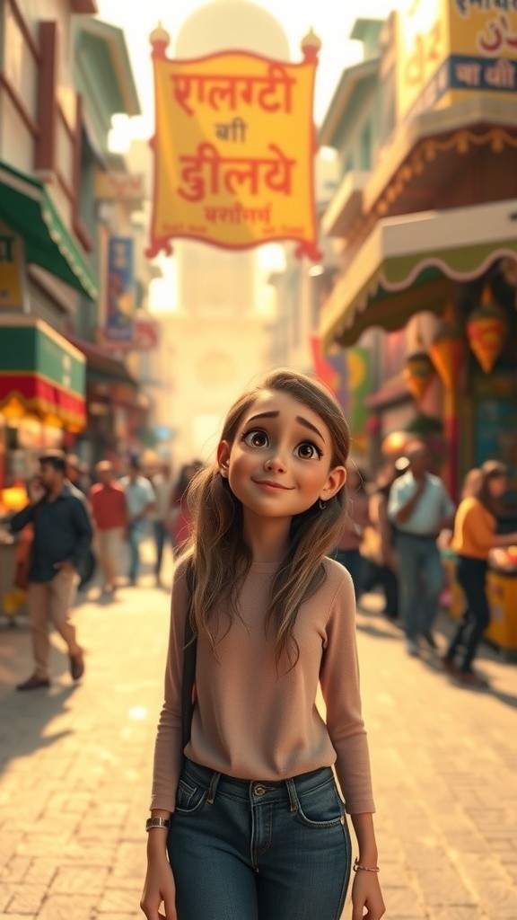 Lahore ki Galiyon mein Larki aur Pakistani Khane