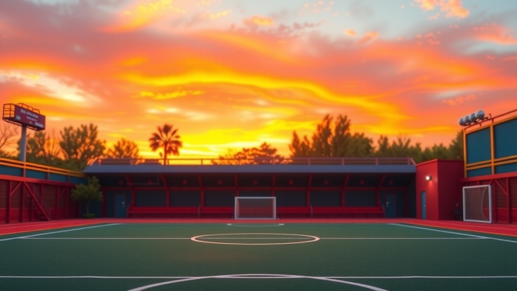 فٹبال کا فائنل: لال ٹیم اور نیلی ٹیم کی جنگ