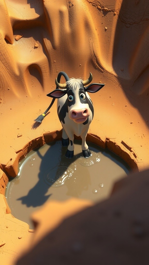 Cow in Pain Rescued from Fish!