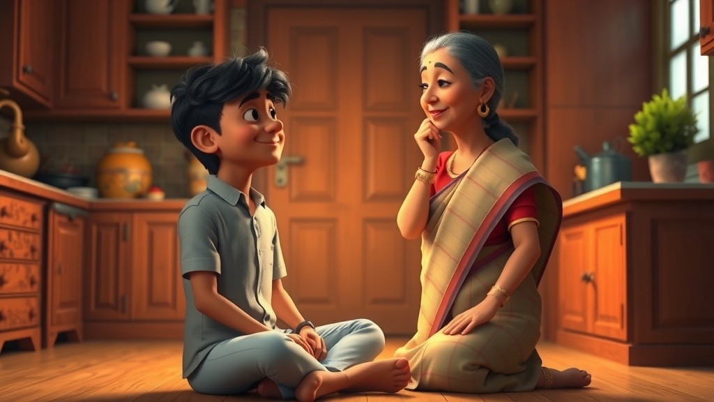 माँ का आशीर्वाद