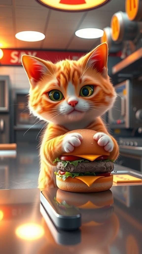 Culinary Kittens: A Fast-Food Adventure
