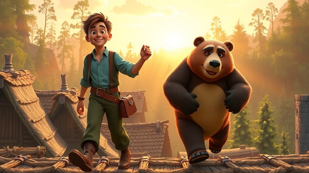 भालू और छोटू की जंगल यात्रा - एक प्यारी दोस्ती की कहानी!