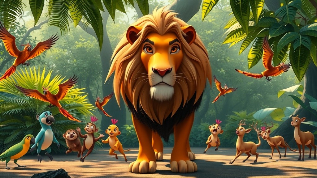 खुशियों का हल्ला: जंगल में हंसी की प्रतियोगिता