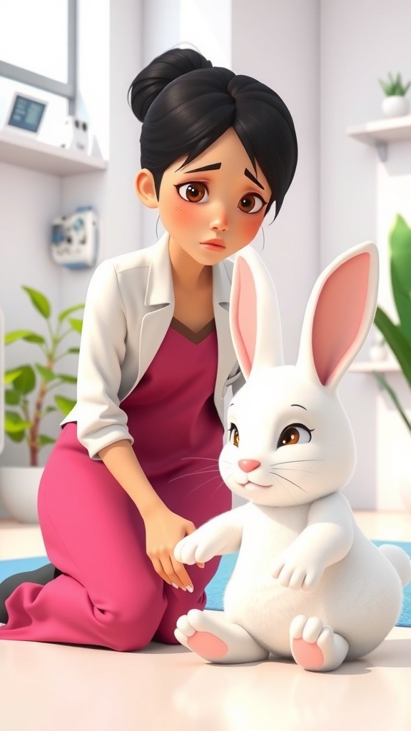 Kelinci dan Dokter Hewan: Pelajaran tentang Telinga