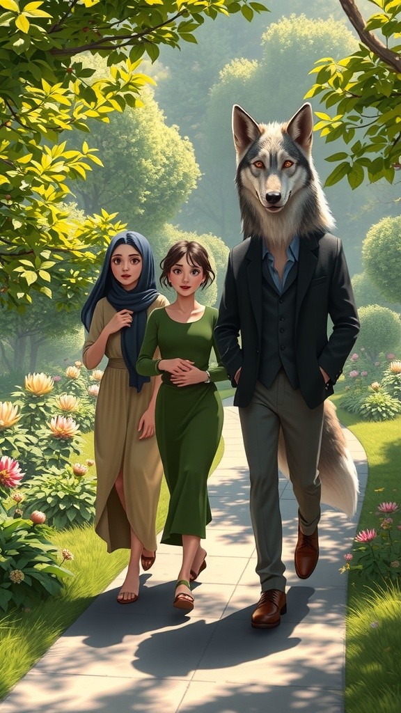 الأخوات والذئب الماكر