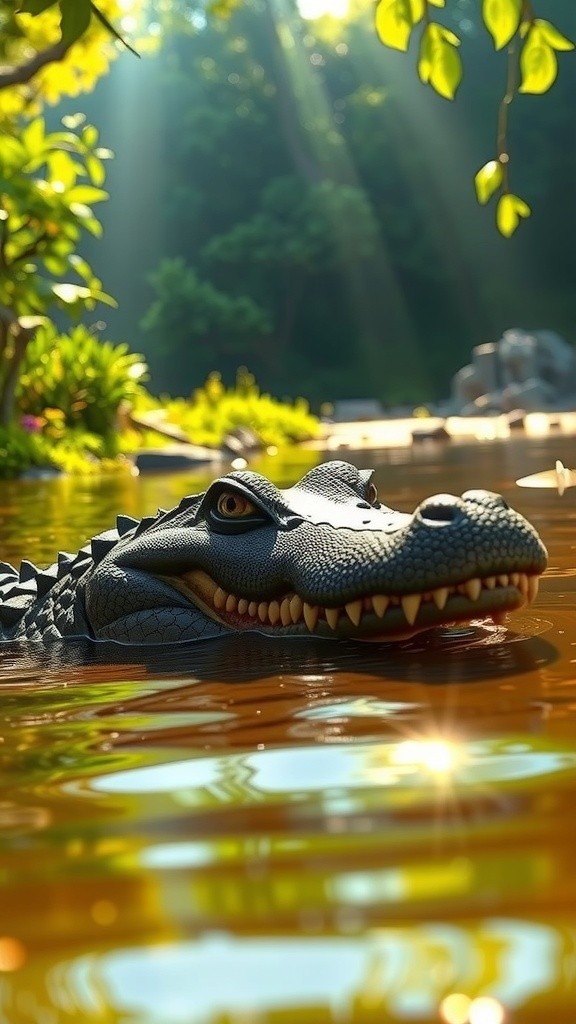 Crocodile's Goofy Shell Shock!