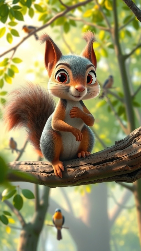 ईमानदार गिलहरी की कहानी