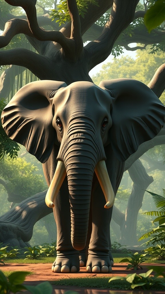 हाथी, बकरी और गाय की कहानी