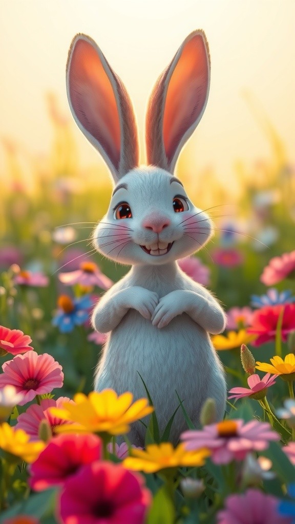 Baby Bunny's Colorful Adventure with the Magic Paintbrush!