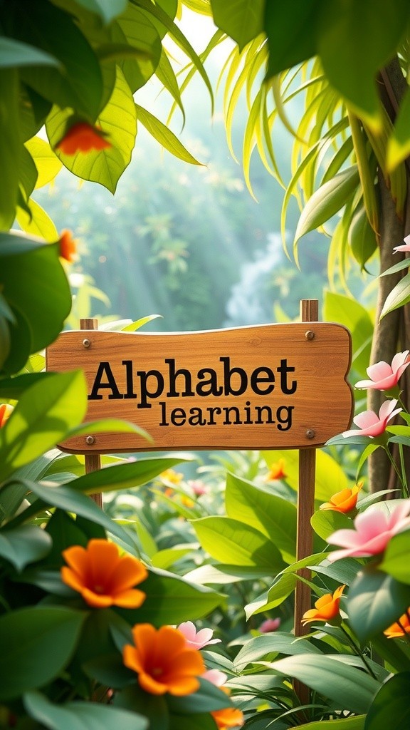 3D Cartoon of a Male Monkey Teacher Teaching A B C to Z