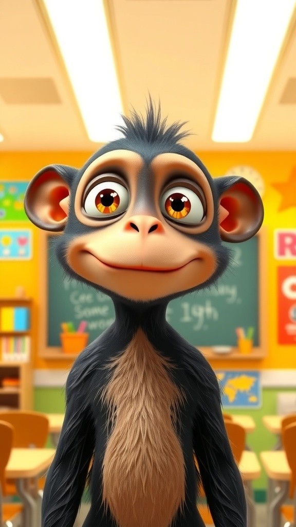 3D Mr. Monkey Teaches Colors: Blue, Red, Green, and More!