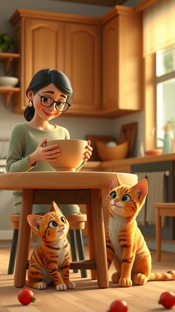 تحدي الدايت مع قطتي: 3 ثواني من المقاومة!