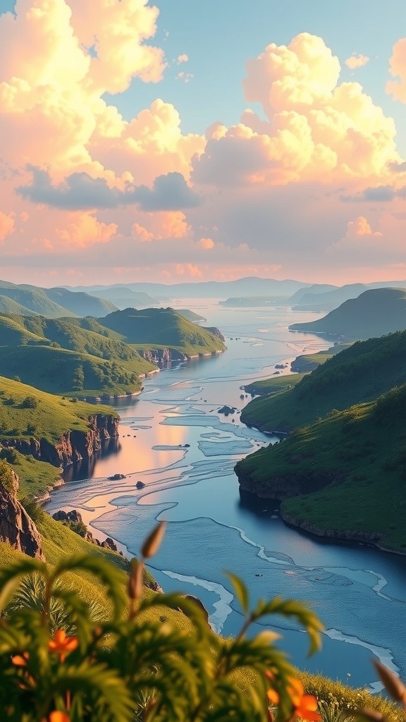 Where the River Embraces the Sky