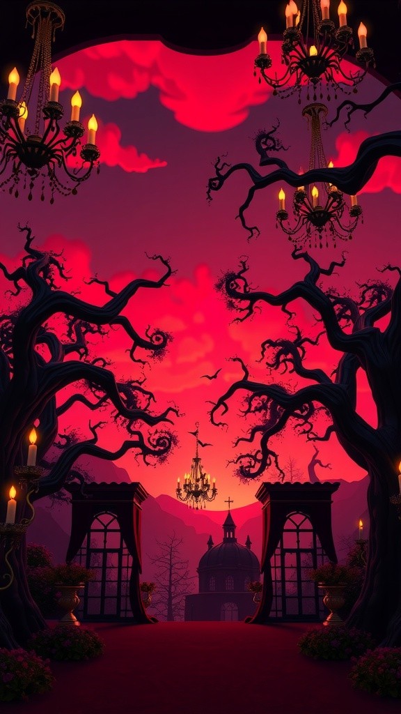 Crimson Dawn's Embrace