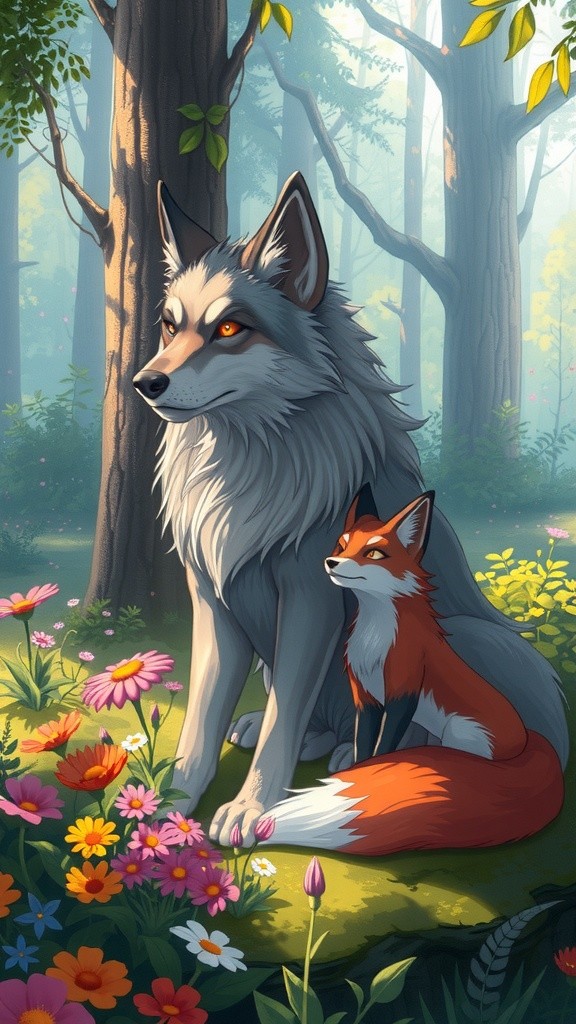 लोमड़ी और भेड़िया की चतुराई