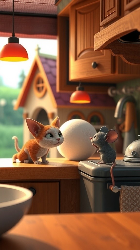 चूहा और बिल्ली की कहानी