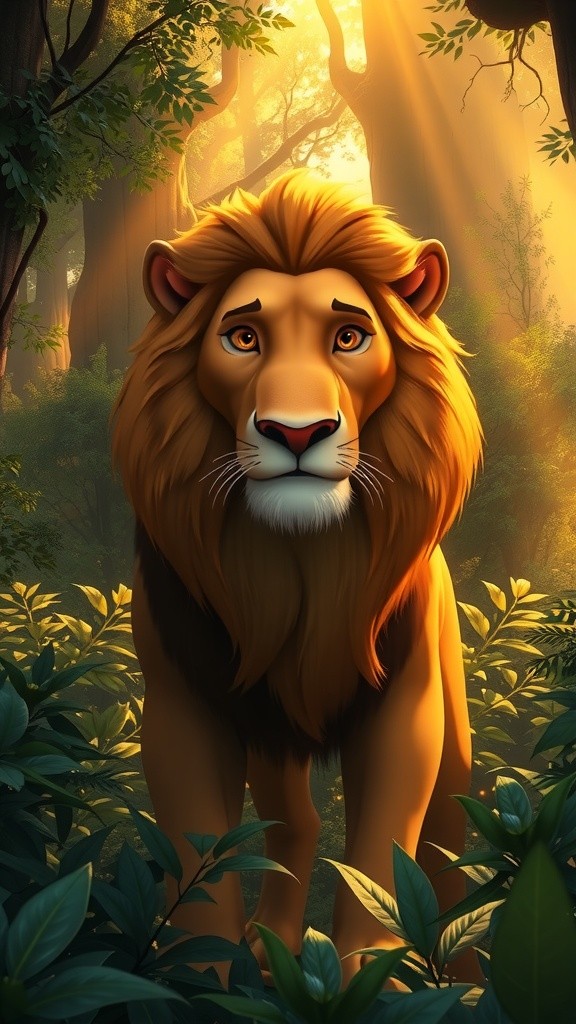 प्रेम की ताकत: शेर और हिरण का रिश्ता