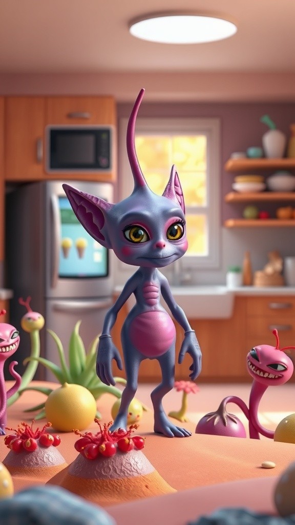 Zorp's Zero-Gravity Cake Catastrophe!